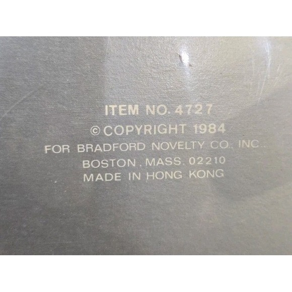 VTG NIB Metal Gold Tone Christmas Tree Ornament 3D & Gold Fish Bradford Gift Set - Picture 6 of 9